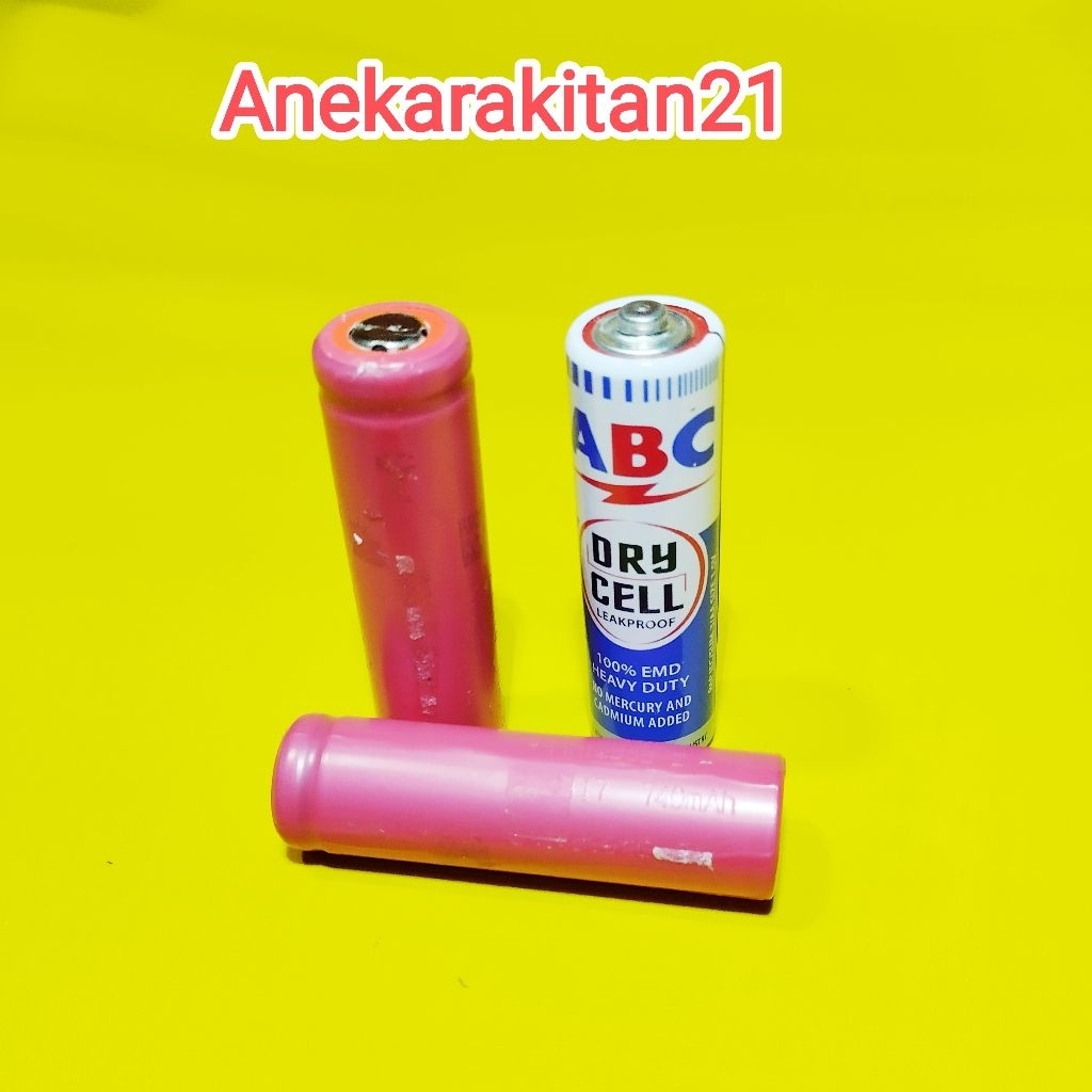 Baterai cas  3.7 volt/ Batrai 14500/AA 3.7v