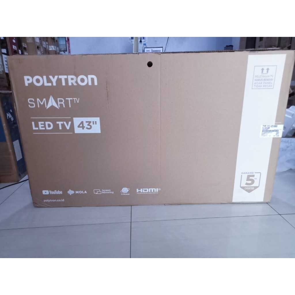 POLYTRON TV LED SMART TERBARU BISA YOUTUBE PLUS DIGITAL TV