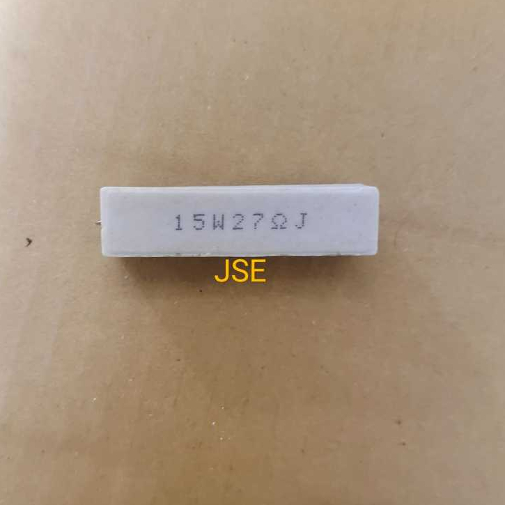 RESISTOR KAPUR 15 WATT 27 OHM PER PCS
