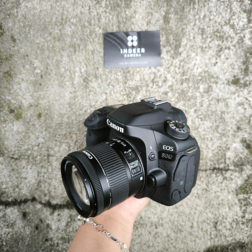 CANON 80D KIT 18-55MM IS STM NORMAL MULUS SECOND MULUS NORMAL  ( GARANSI TOKO ) BEST QUALITY 100% OR