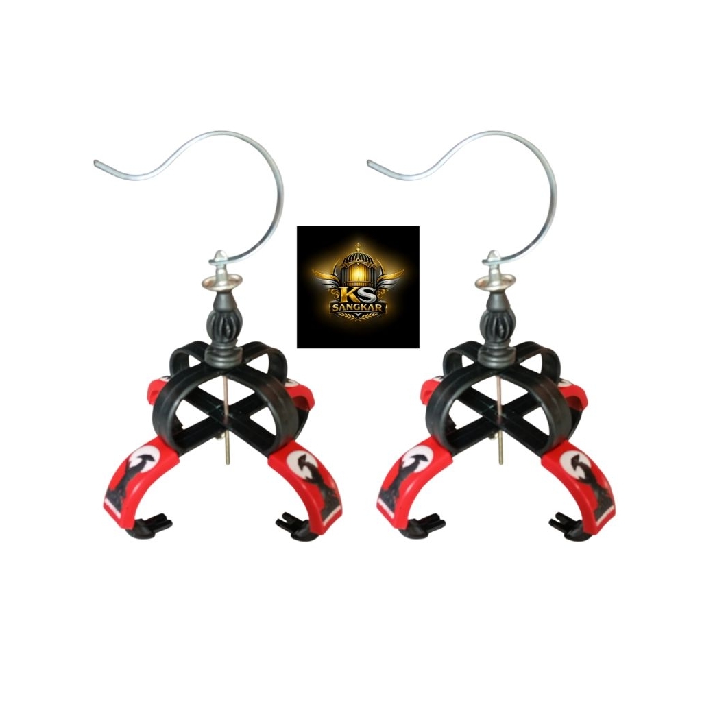 mahkota cakram murai + gantungan cenlung ebod jaya mahkota aksesoris sangkar bulat kandang murai bat