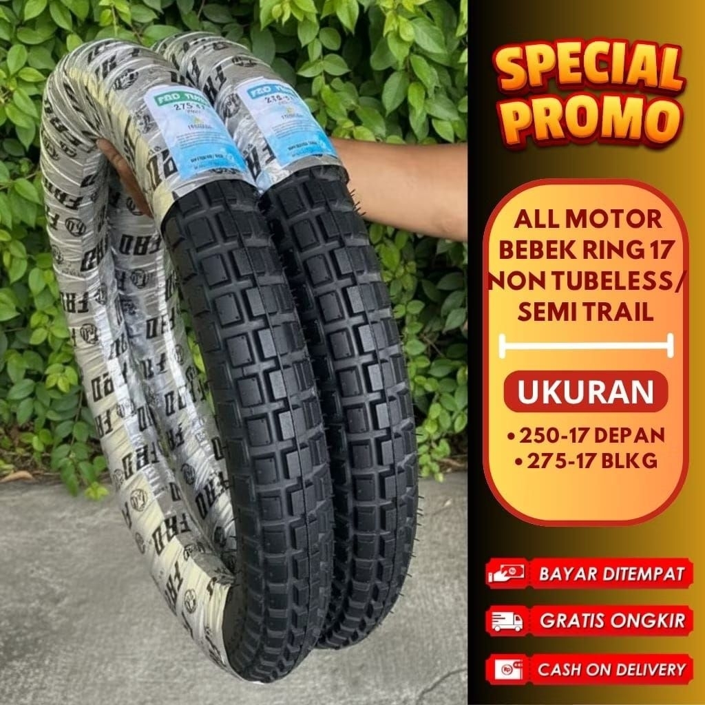 Ban Semi Trail Ring 17 Sepasang Ukuran 2.50-2.75 300