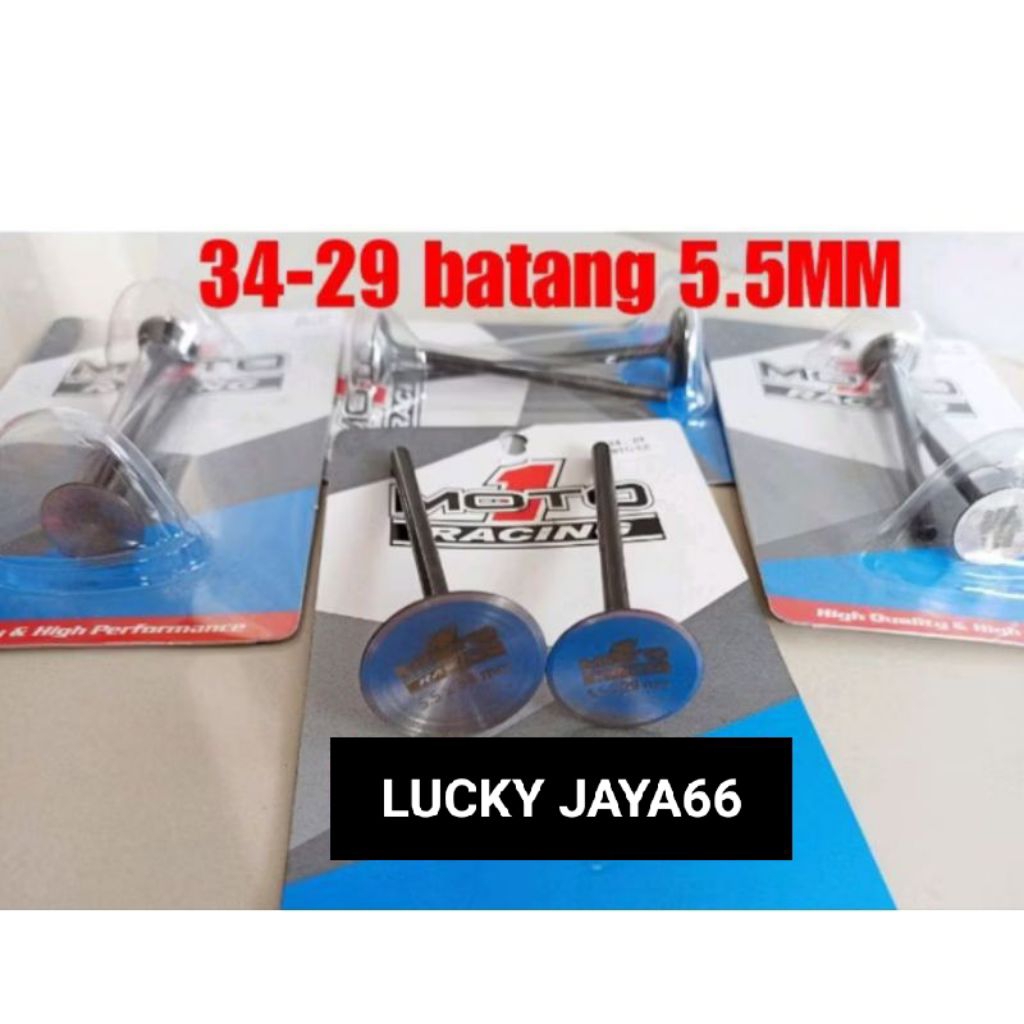 Klep MOTO 1 24 28 25 30 26 31 29 34 31 36 batang 5mm batang 4.5mm 29 34 batang 5.5mm Klep Jupiter MX