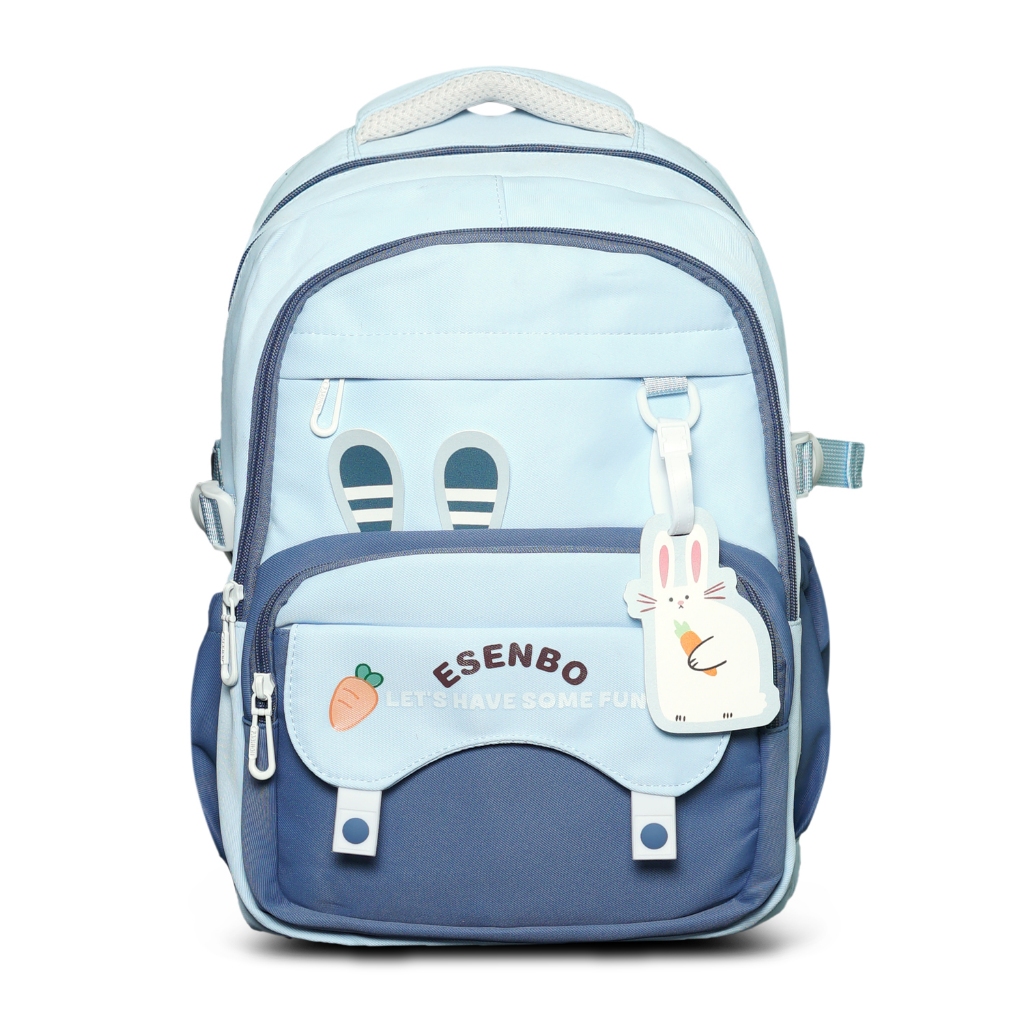 ESENBO Tas Ransel Sekolah Korea Motif Kelinci Rabbit Carrot Tas SD SMP SMA