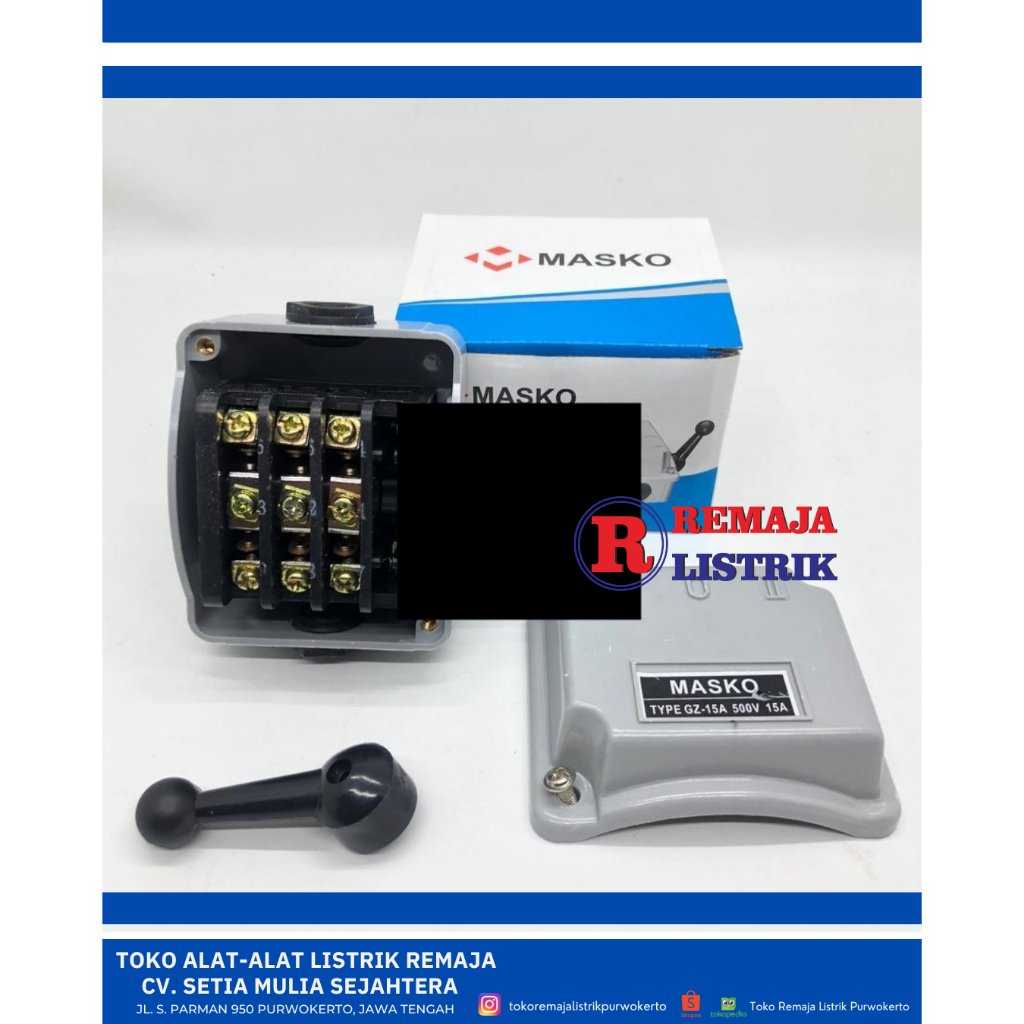 Handle Saklar OHM Cam Stater 15A GZ Masko