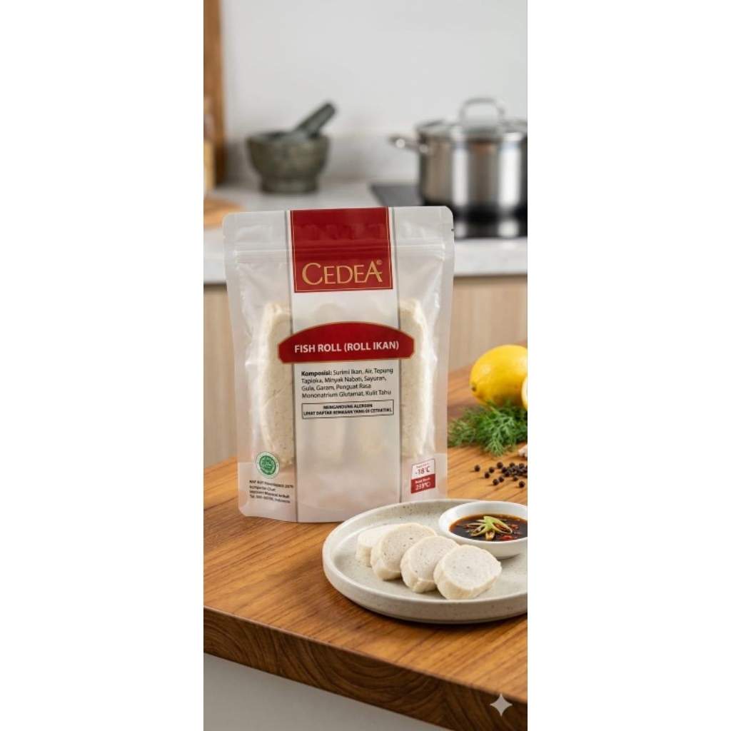 Cedea Fish Roll [ Frozen Food ] Cedea Fish Roll 250gr