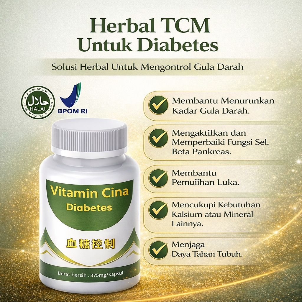 VITAMIN HERBAL CINA Untuk mengobati penyakit DIABETES