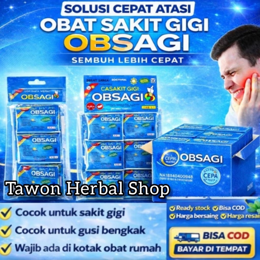 OBSAGI Herbal Tradisional Obat Sakit Gigi dan Gusi Ampuh dan Original