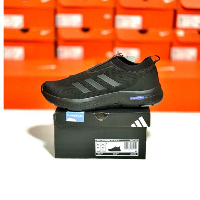 SEPATU PRIA ADIDAS SLIP ON CLOUDFOAM MOVE SHOCK ORIGINAL (ID6520)