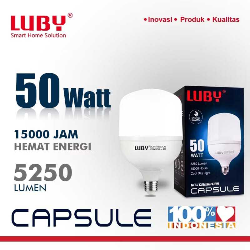 BOHLAM LED / LAMPU LED LUBY CAPSULE generasi terbaru LUBY