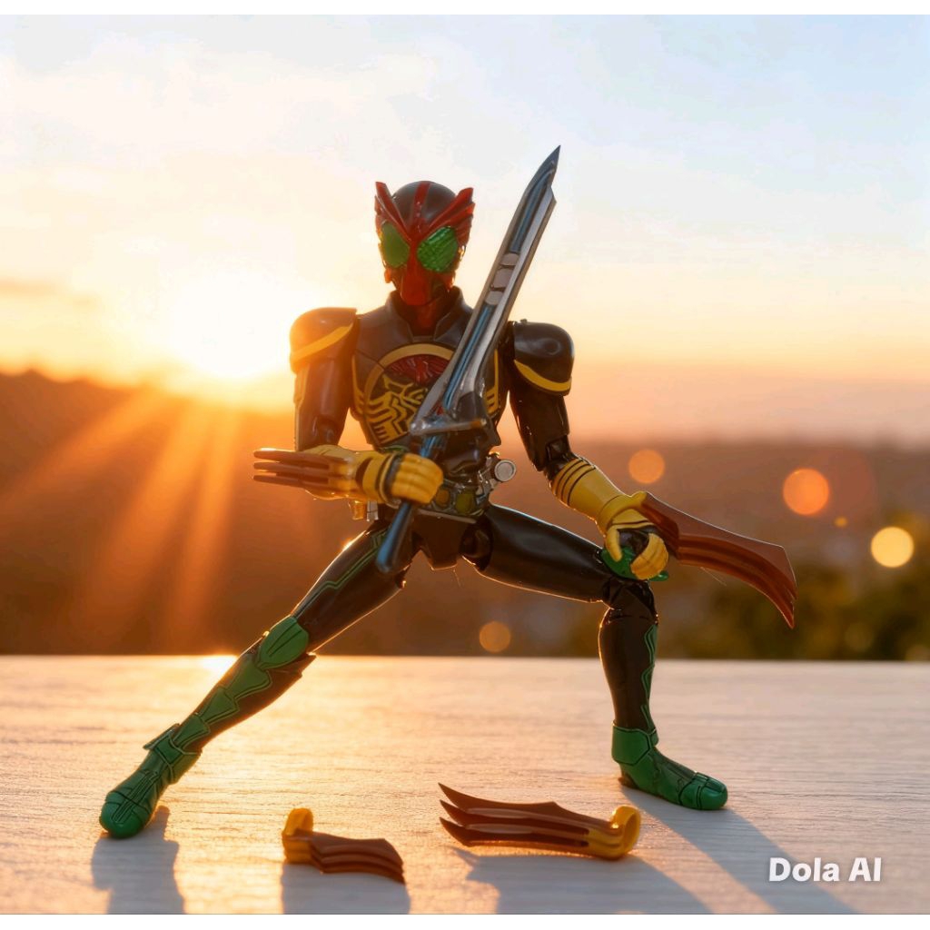 Bandai SHF Kamen Rider OOO Tatoba Combo