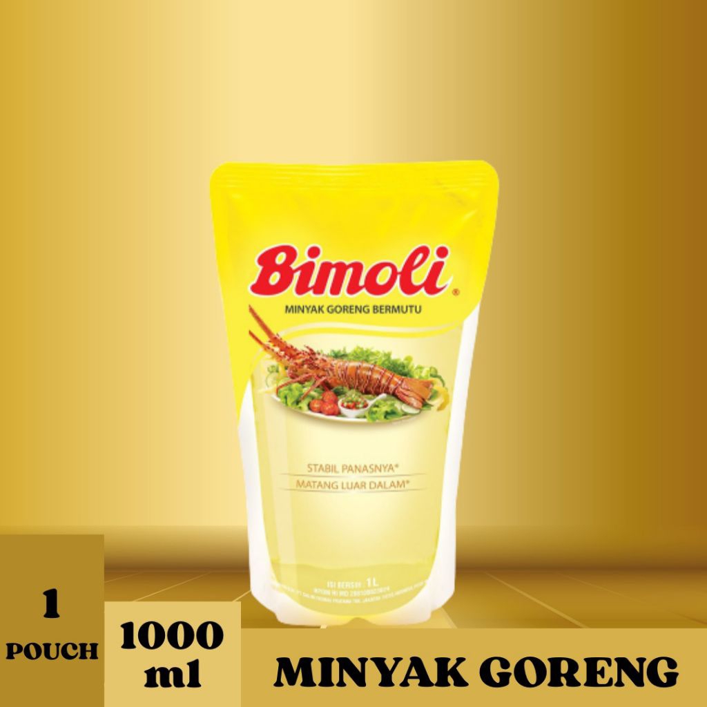MINYAK GORENG BIMOLI 1 LITER / 1000 ML POUCH