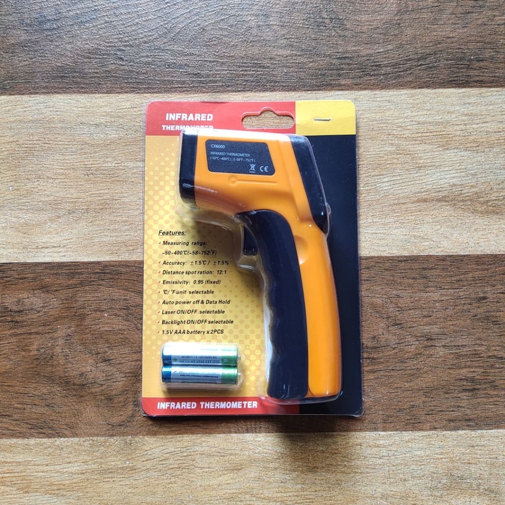 TAFFWARE THERMOGUN THERMOMETER INDUSTRIAL LASER INFRARED NONCONTACT