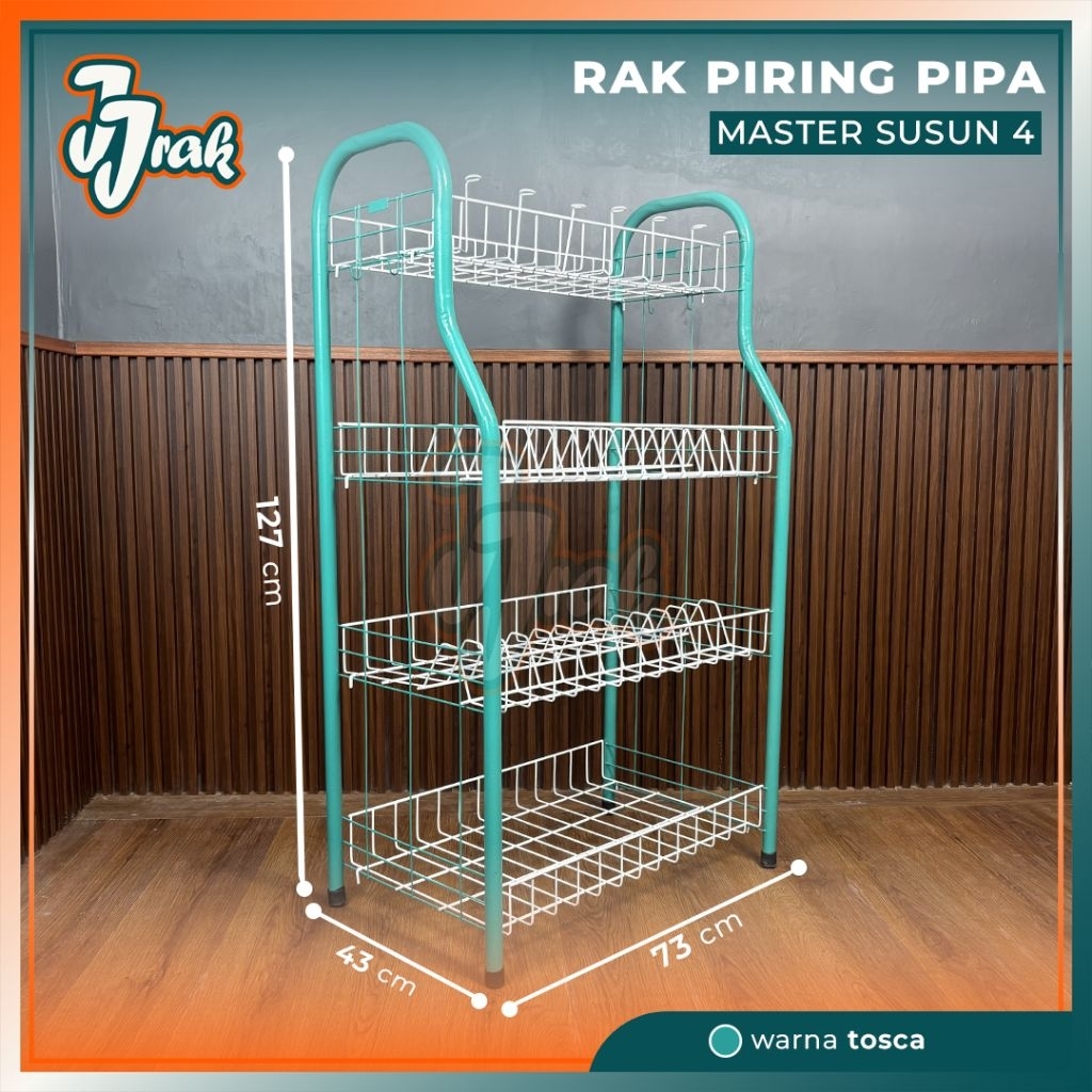 JJ RAK | RAK PIRING JUMBO SPESIAL SUSUN 4 MERK JOSJIS RAK BUKAN MERK MASTER | RAK PIRING | RAK PIRIN