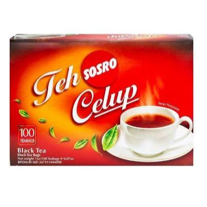 TEH CELUP SOSRO/TEH HITAM CELUP SOSRO ( ISI 50 )