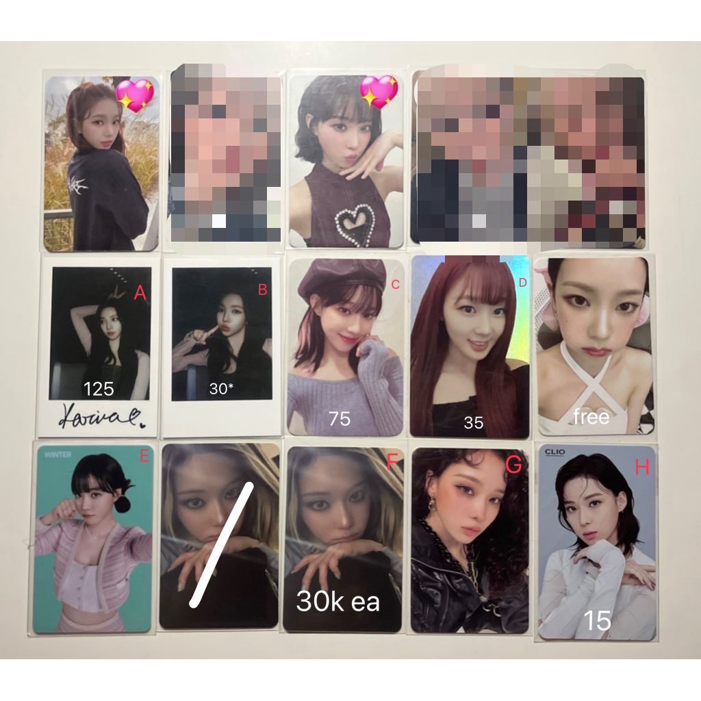 aespa pc karina winter giselle ningning dirty work sg24 cimol awan