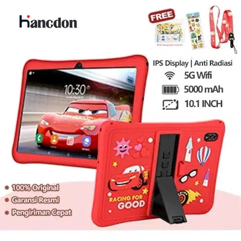 Tablet Edukasi Anak Easytech F12 Dengan Kemasan Tas / Tablet Android Untuk Belajar Anak / Tablet Aip