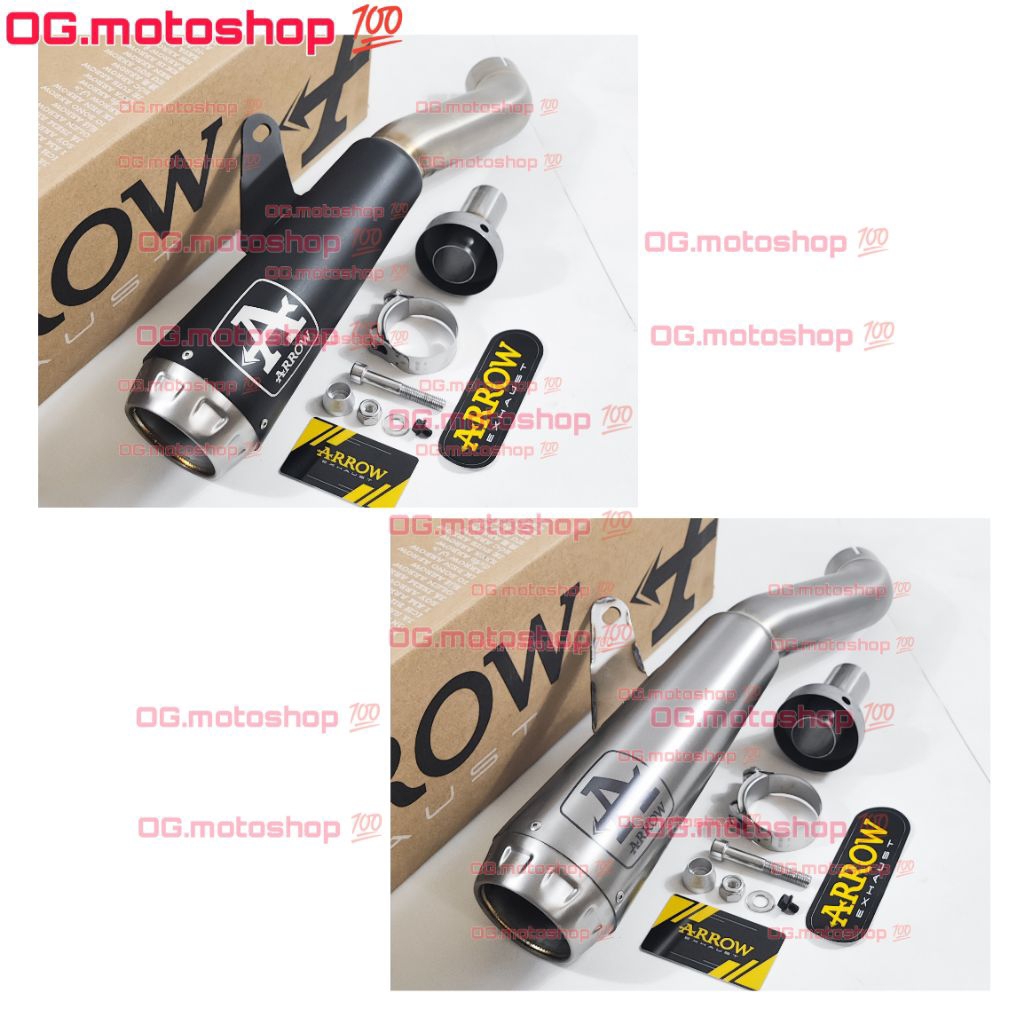 Knalpot slip on Arrow Prorace Kawasaki Z900 Z900new