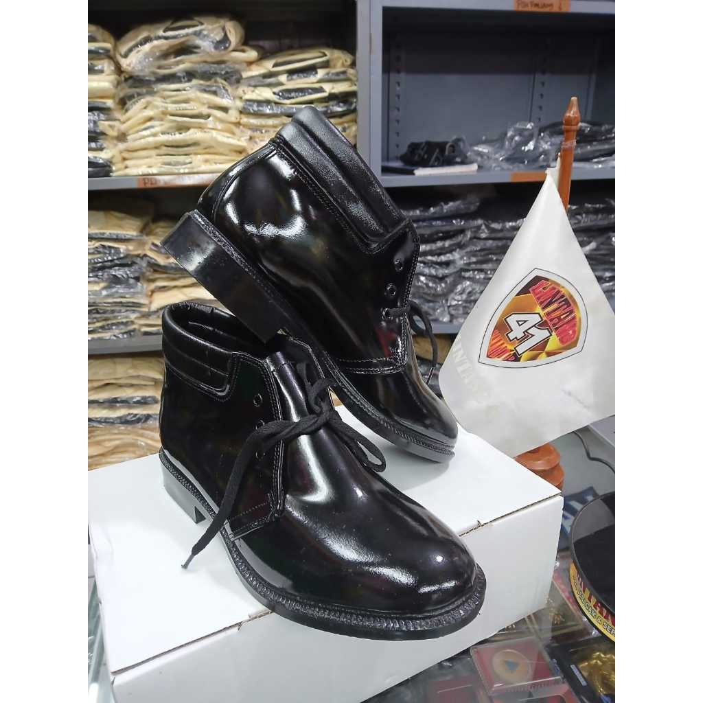 SEPATU PDH KULIT ASLI MODEL KILAP/PDH KILAP ASLI KULIT AWET