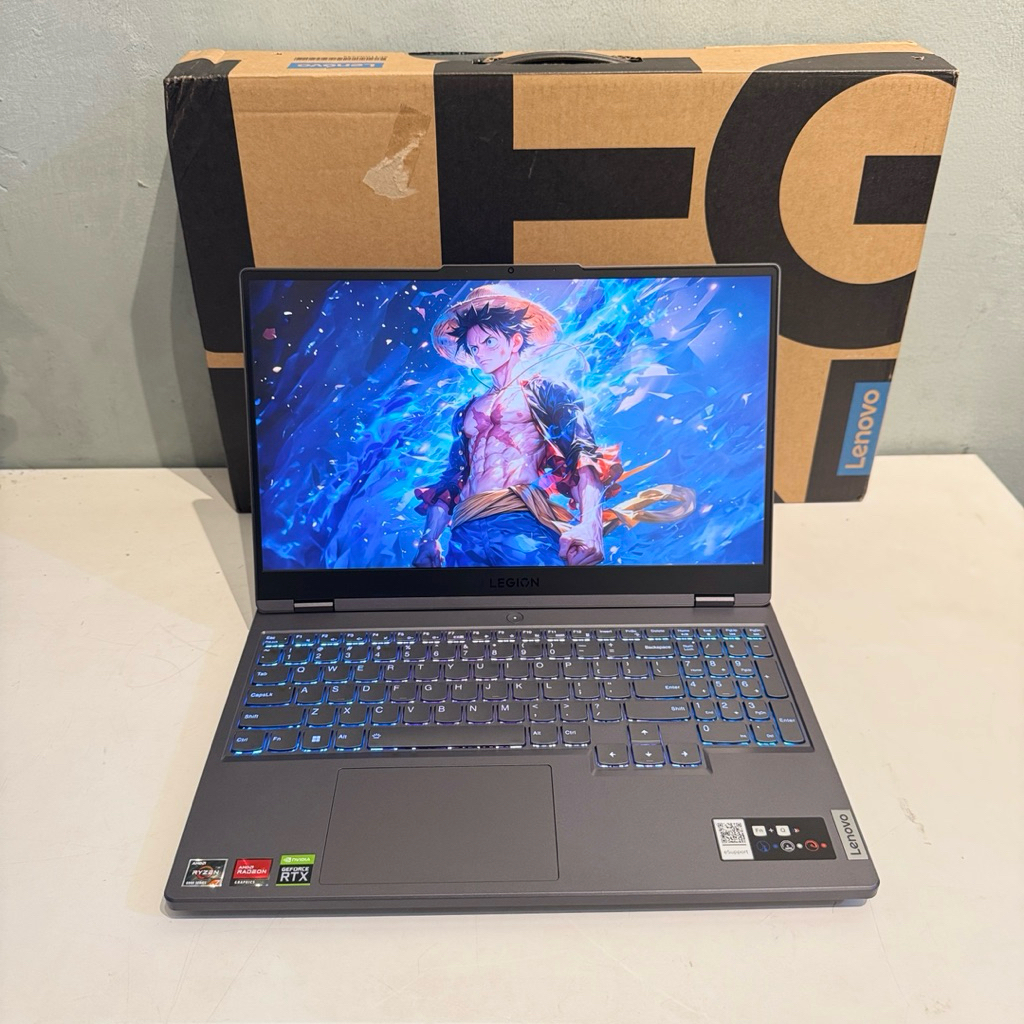Laptop Lenovo Legion 5 i7 12700H RTX Terbaru 3060 Mulus 99%