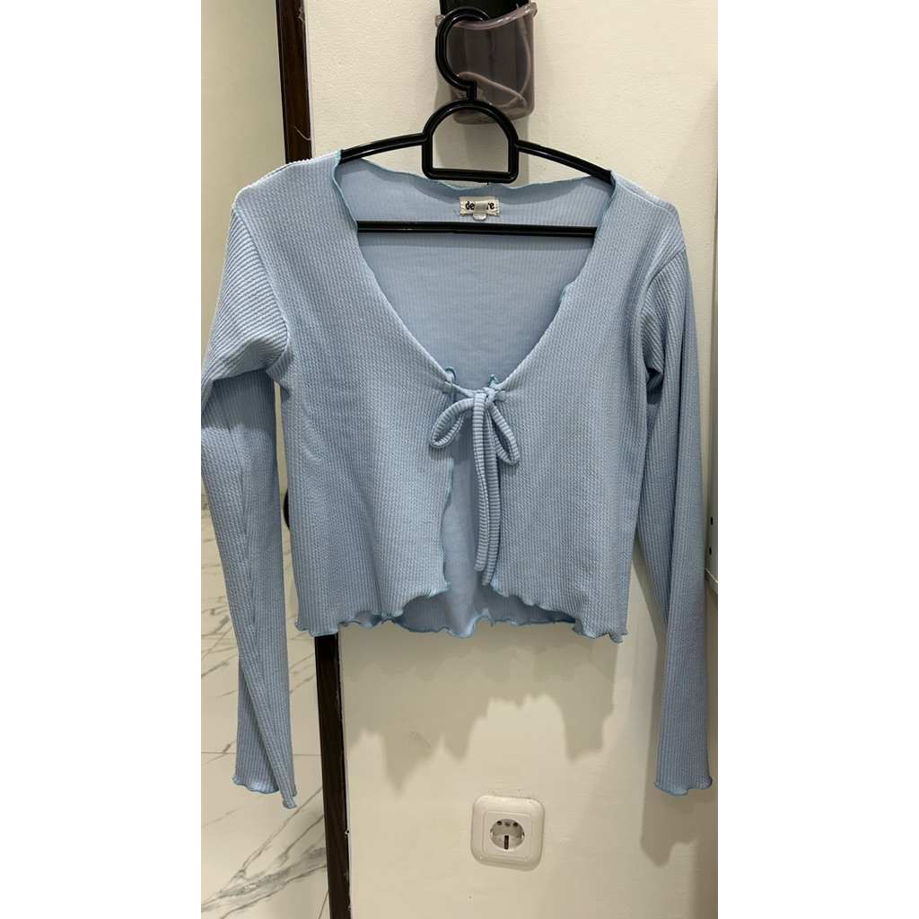 [PRELOVED] de’aore Catteline Outer | Outer Wanita | Cardigan Wanita | Cardigan Rajut | Outer Rajut W