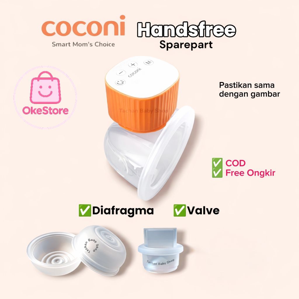 Sparepart Pompa ASI Coconi Handsfree / Valve Coconi Handsfree / Diafrgma Coconi Handsfree / Karet Po