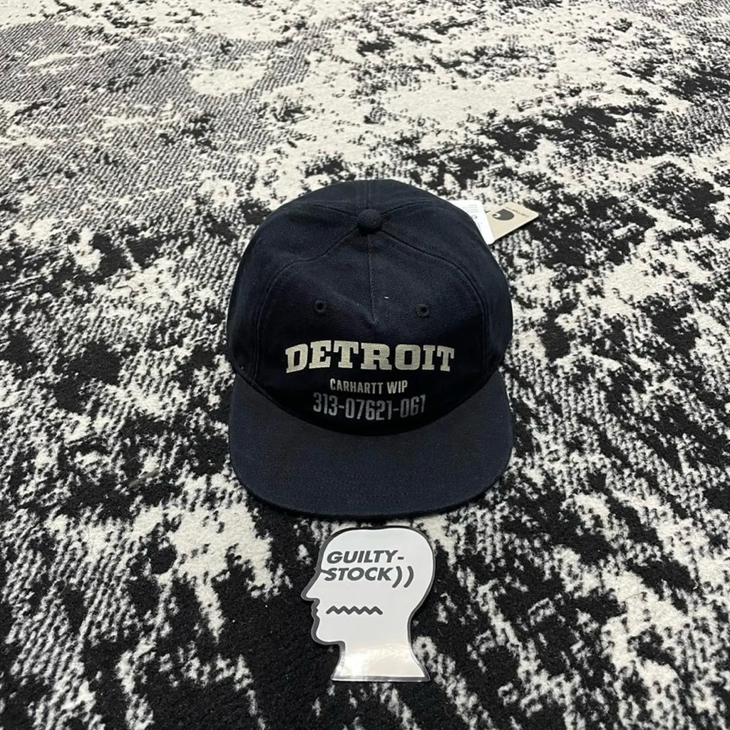CARHARTT WIP DETROIT CAP BLACK