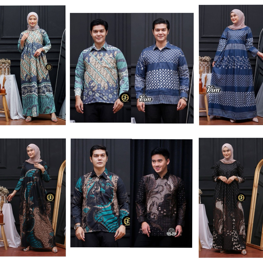 BATIK COUPLE MODERN || GAMIS BATIK COUPLE || BAJU BATIK COUPLE JUMBO
