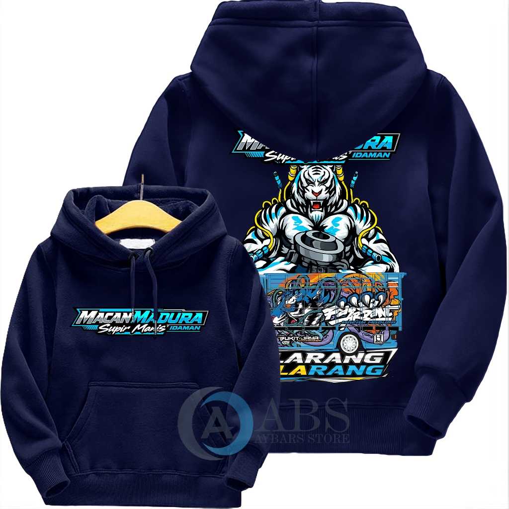 Sweater Hoodie Anak 2-12 Tahun Tidak Luntur Jaket WAHYU ABADI Kaos Anak Wahyu Abadi x Macan Madura