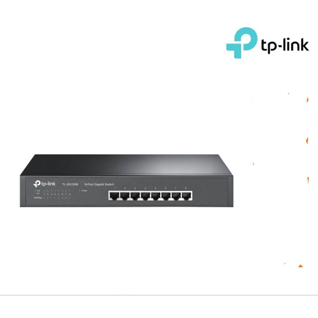 Switch Ethernet gigabyte 8fort Tp-link TL-SG 1008PE