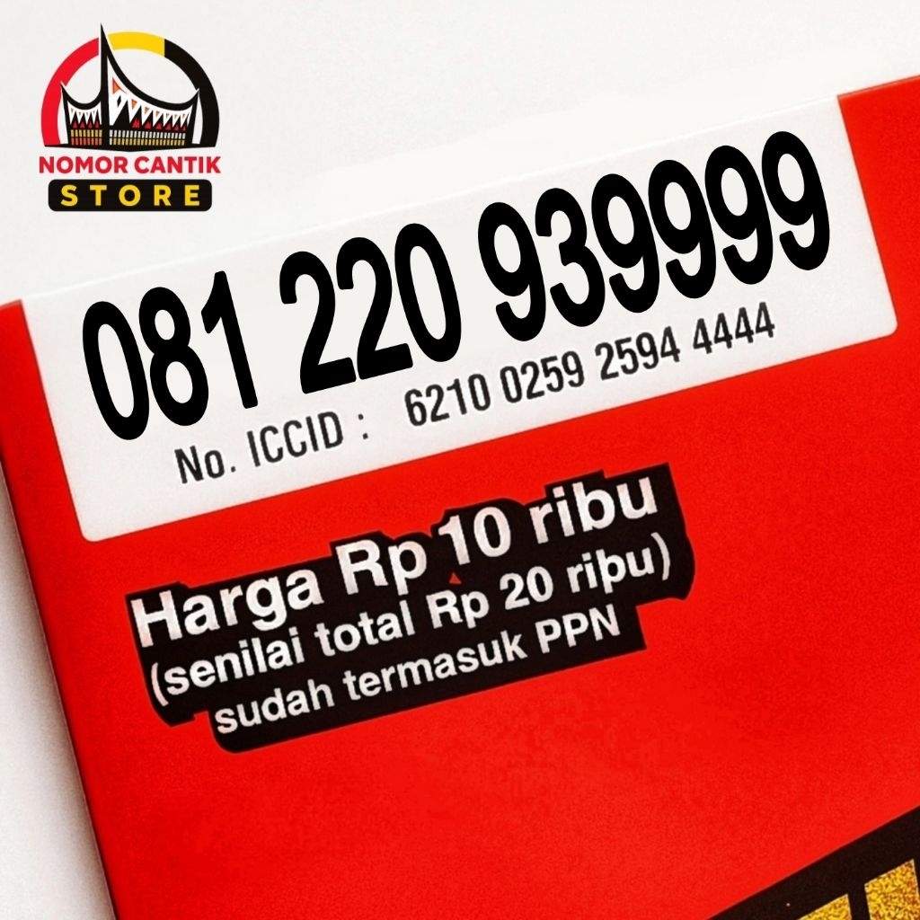 Nomor Cantik Telkomsel 12 Digit Simpati Kwarted 9 9999