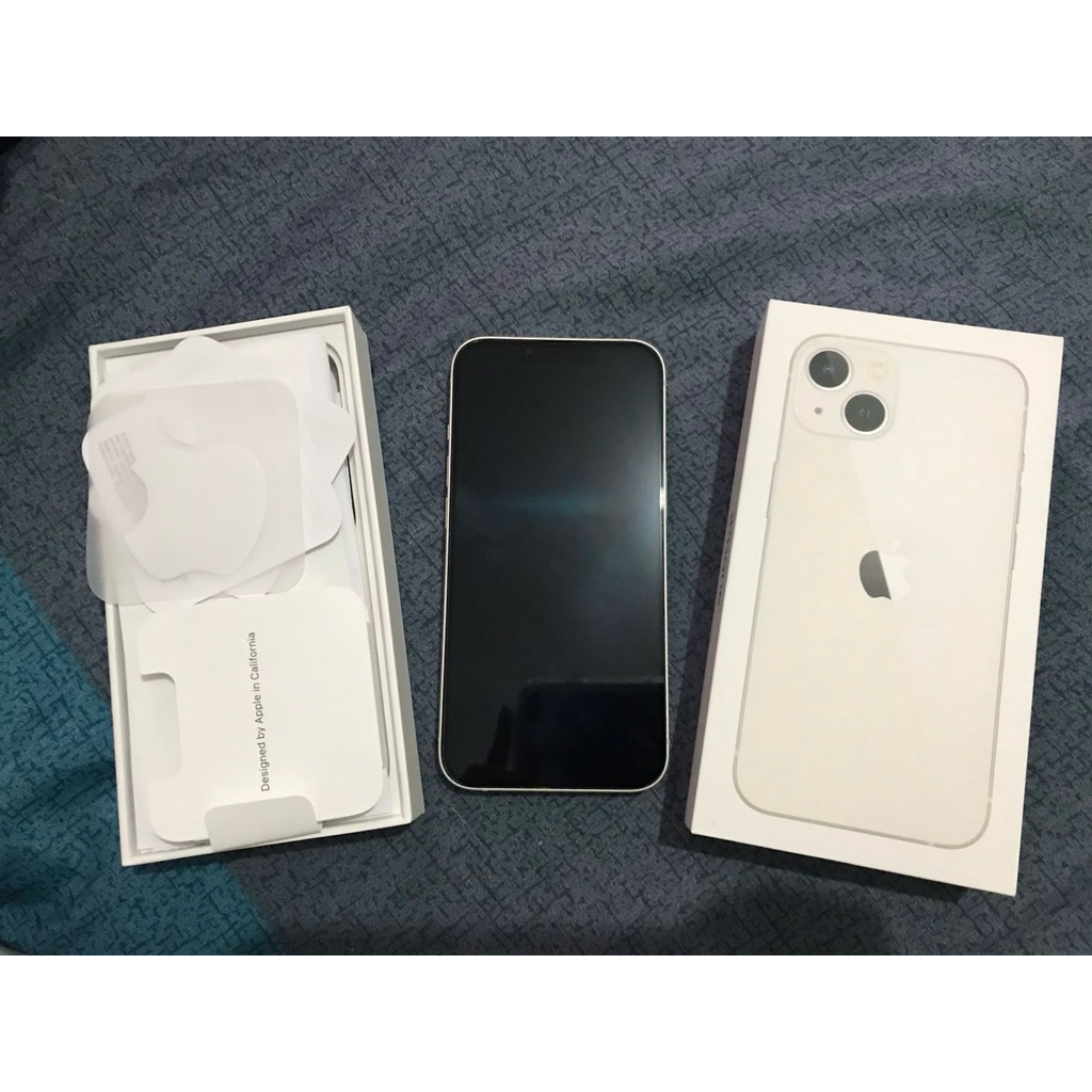 Preloved iphone 13 128gb starlight ibox