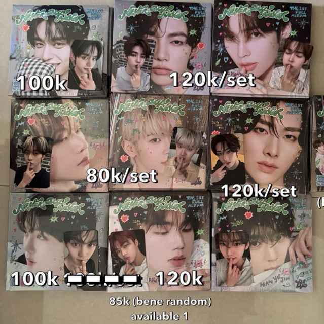 [READY STOCK UNDERPRICE CLEARANCE SALE] ZB1 ZEROBASEONE NEVER SAY NEVER DIGIPACK SET OT9 GROUP GRUP 