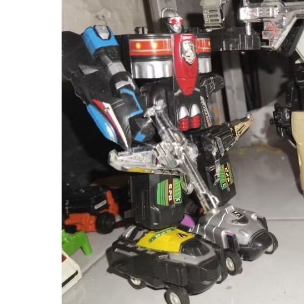 megazord spd kw minus pegangan senjata pernah patah