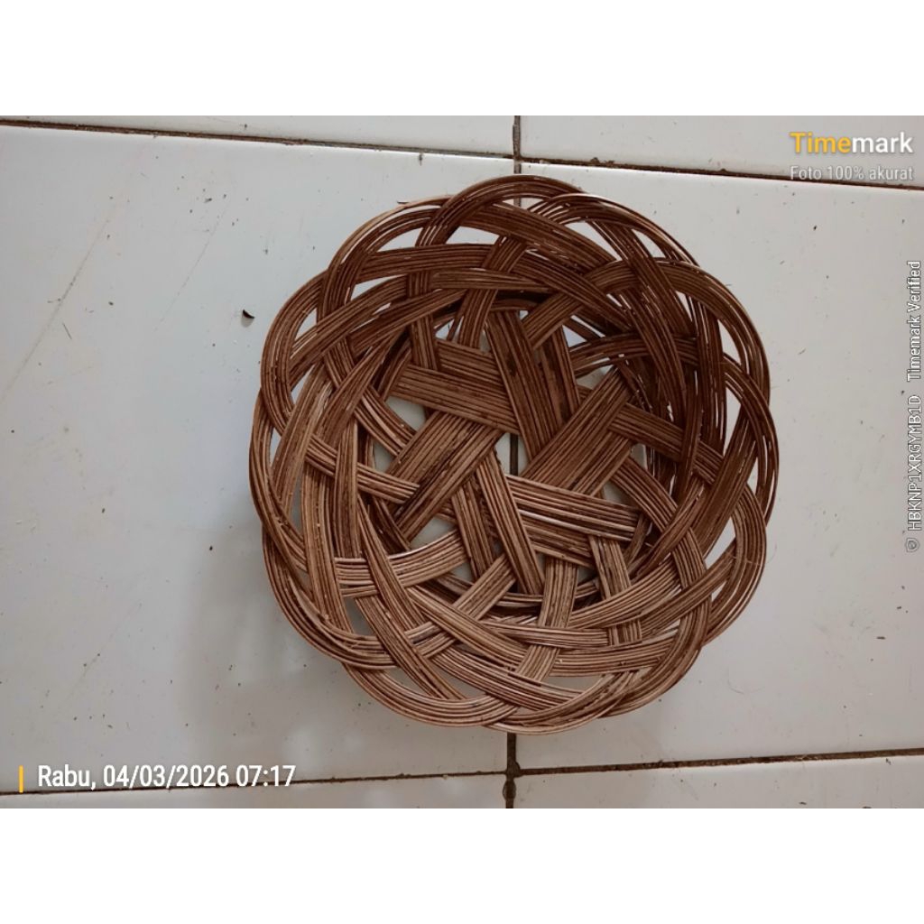 Piring Rotan Piring Rotan Anyam Piring Lidi Piring Anyaman Bambu