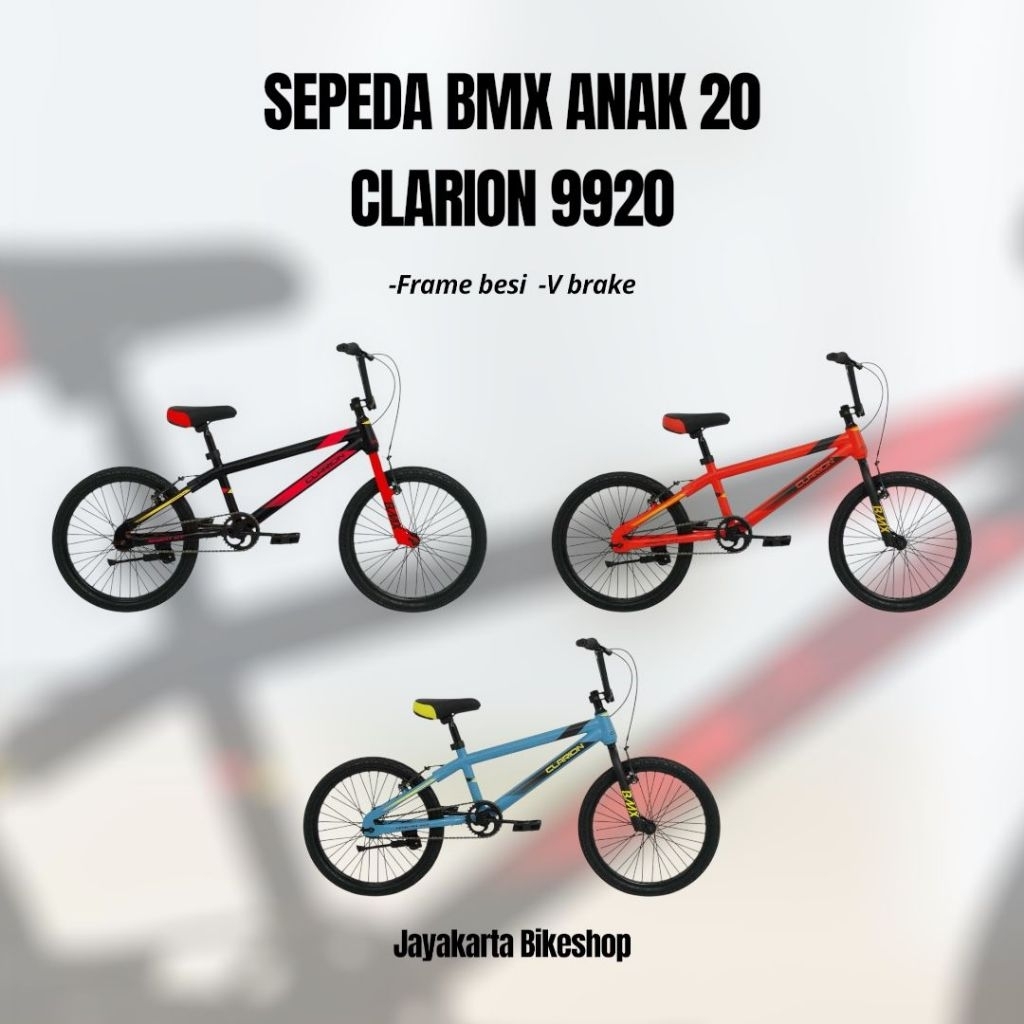SEPEDA ANAK BMX 20 INCH CLARION 9920 | BMX ANAK LAKI / PEREMPUAN ORIGINAL