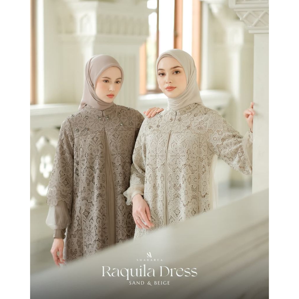 GAMIS RAQUILA DRES ( DRES SAJA)  RAYA SERIES ORIGINAL BY SHARAREA