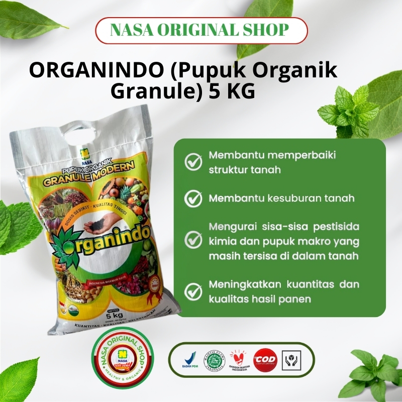 SUPER NASA GRANULE 5KG Original | Pupuk Granule Modern Untuk Padi, Sayur & Buah