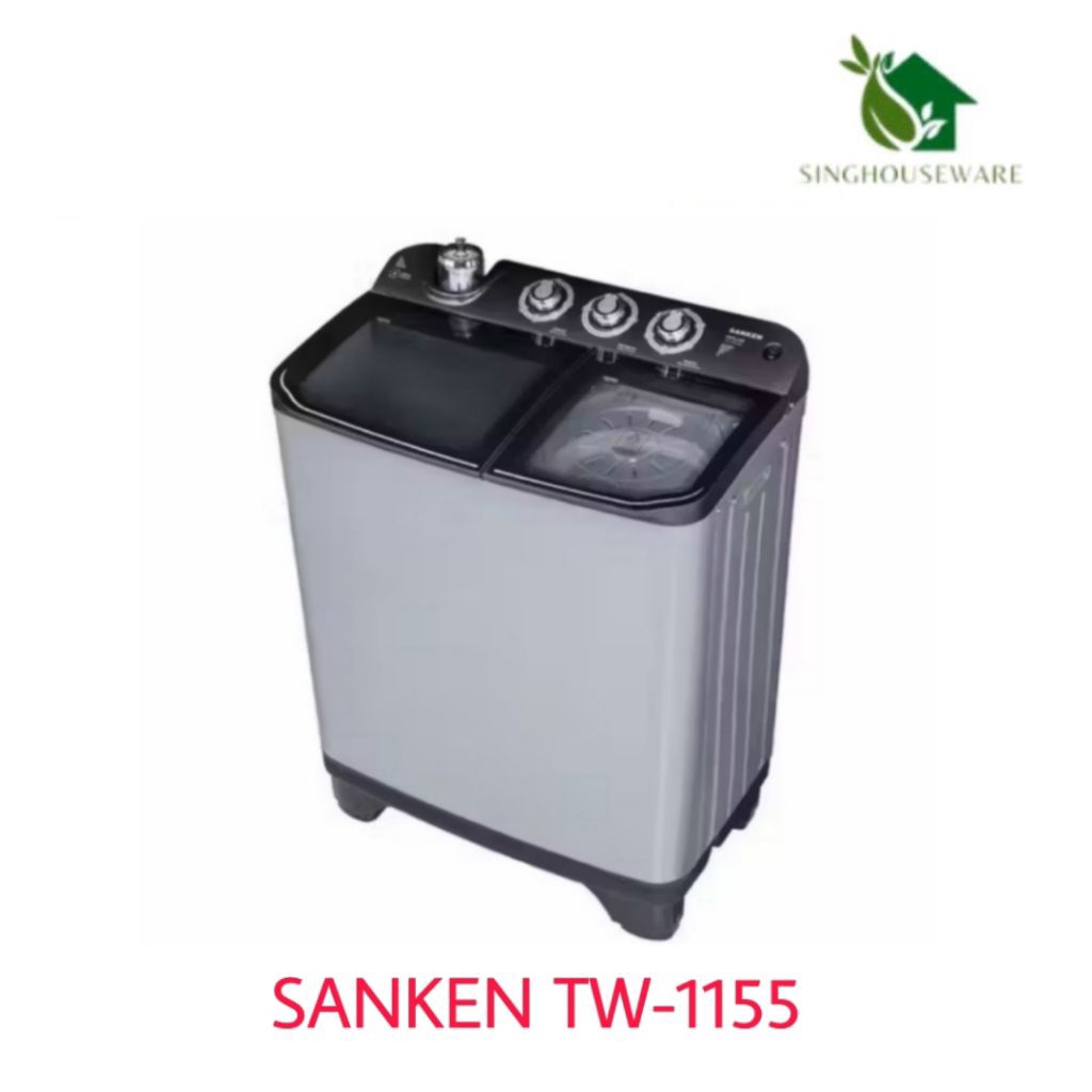 Sanken Mesin Cuci 2 Tabung 11Kg TW-1155