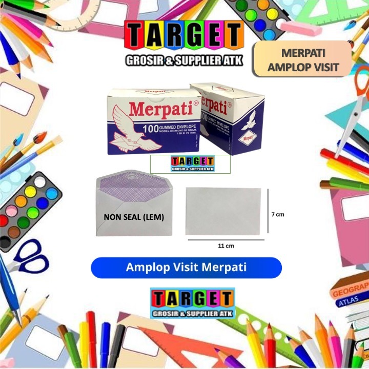 AMPLOP PUTIH POLOS/AMPLOP VISIT/AMPLOP UANG