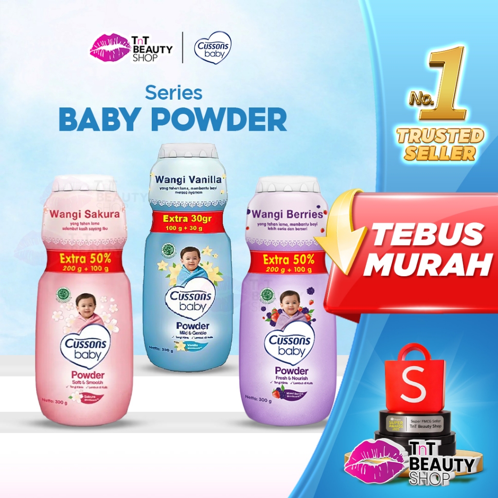 Cussons Baby Powder - Bedak Tabur Bayi | Tnt Beauty Shop