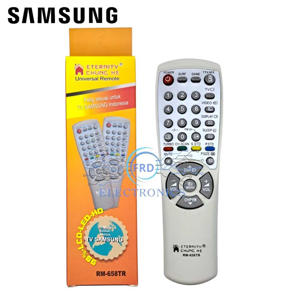Remot Remote Tv Tabung SAMSUNG Universal ETERNITY CHUNG HE RM-658TR