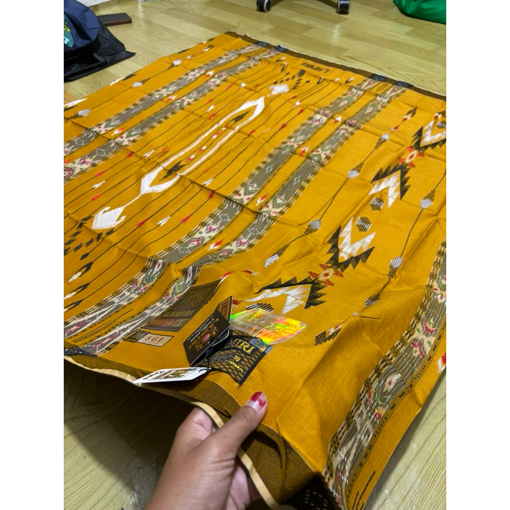 [ORIGINAL] sarung Lamiri tipe sge full songket full sutra