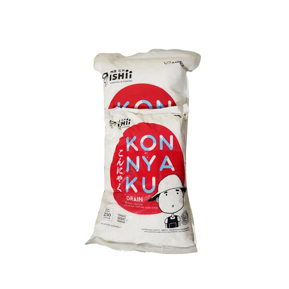 MR. ISHII Paket Bundling Konnyaku Grain 1kg + Konnyaku Grain 250gr