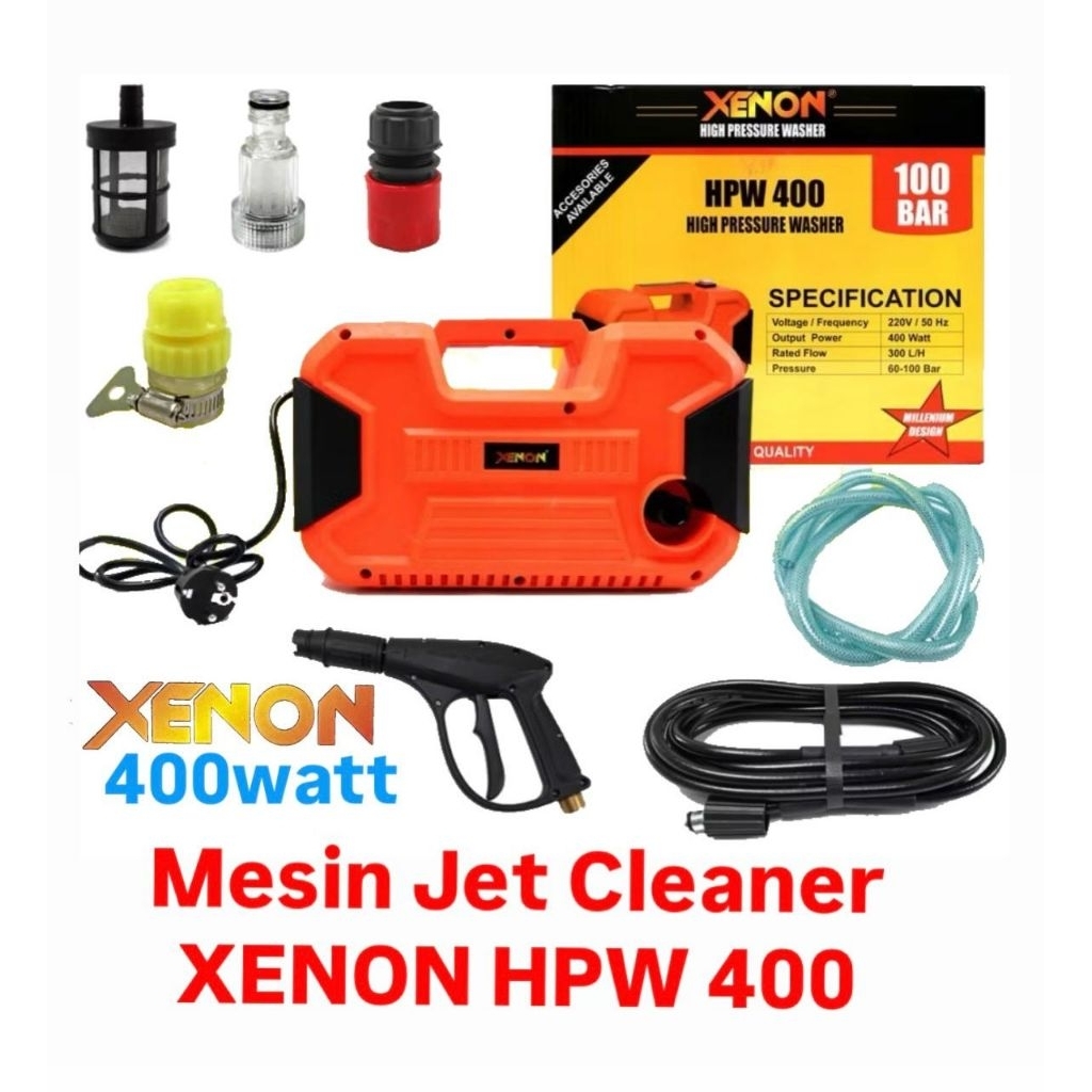 XENON Mesin Jet Cleaner HPW400 HPW410 daya 400watt