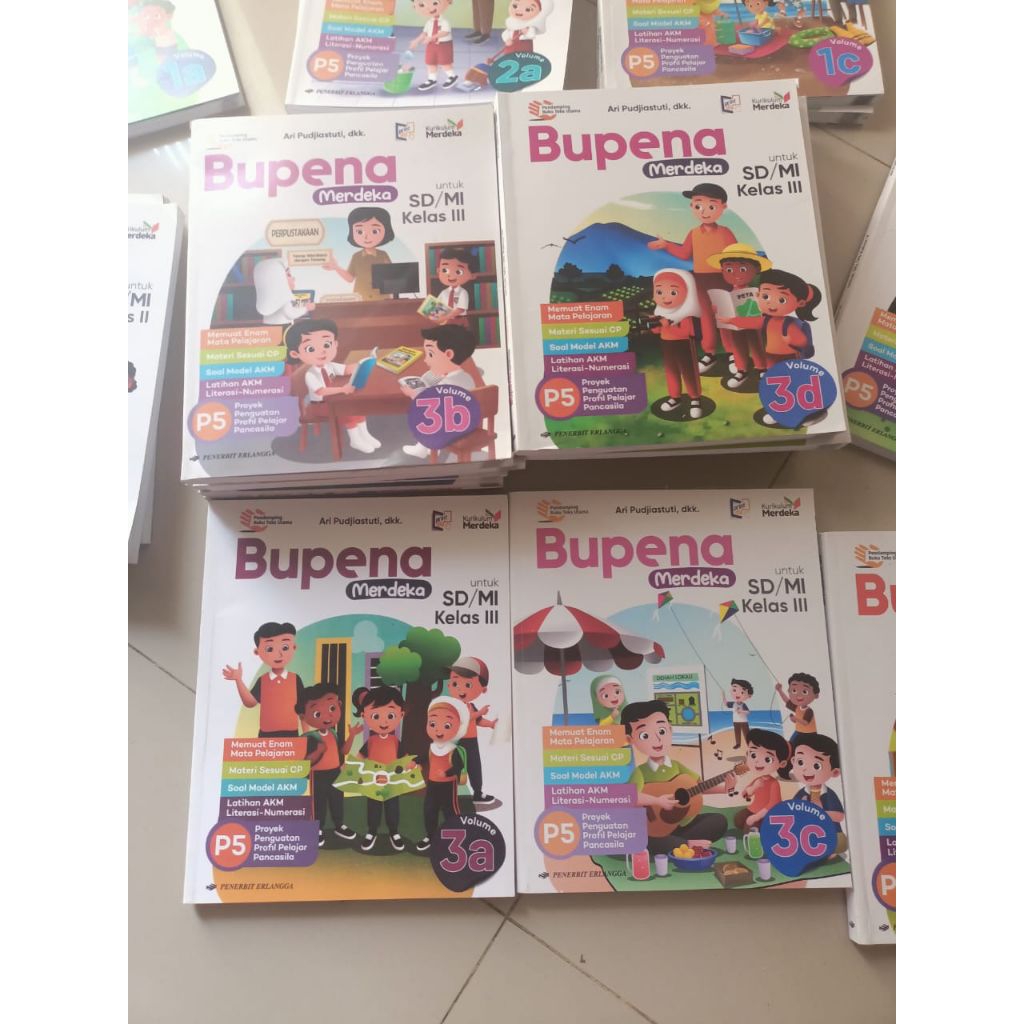buku paket bupena kelas 3 SD kurikulum merdeka