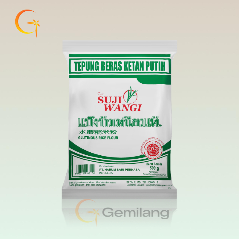 Tepung Beras Ketan Cap Suji Wangi 500gr Berkualitas Tinggi