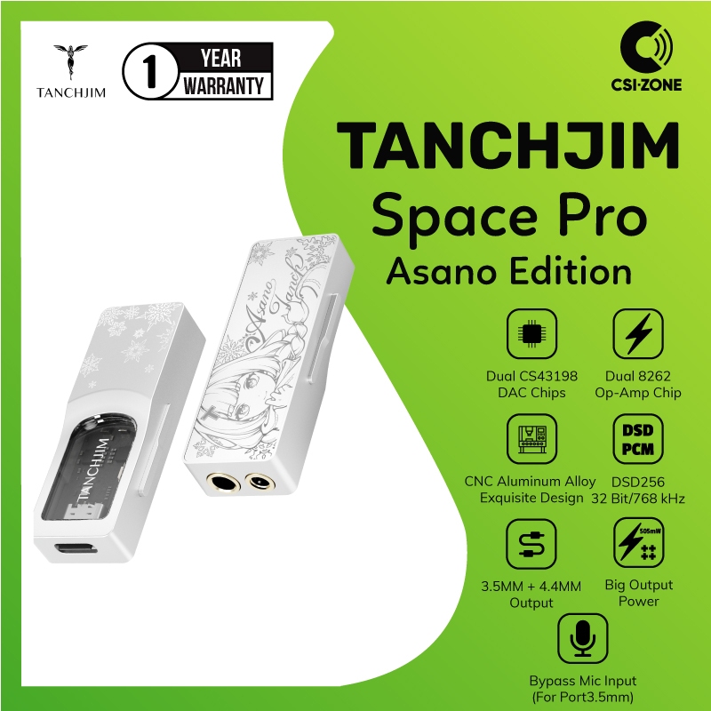 Tanchjim Space Pro Dual CS43198 Portable USB DAC / Amplifier