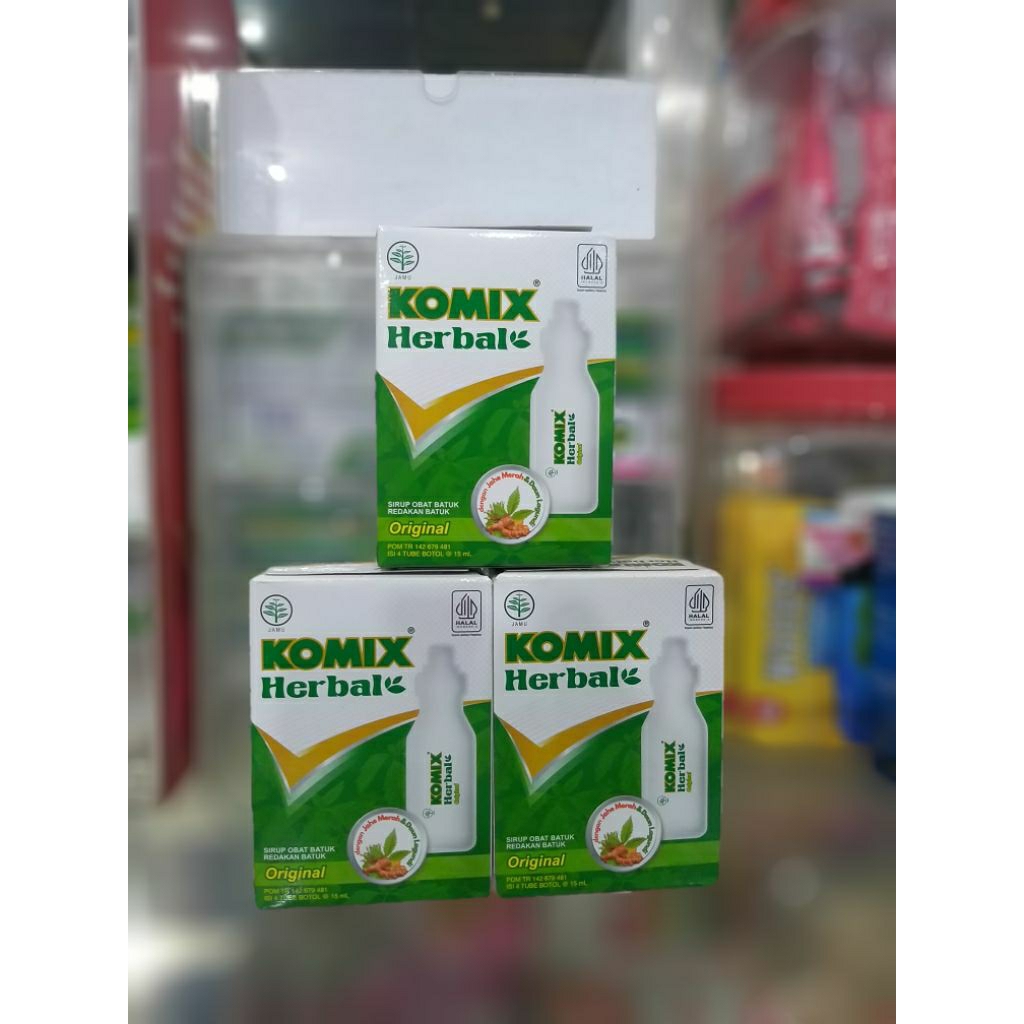 KOMIX HERBAL 1 BOX @ 4 TUBE BOTOL