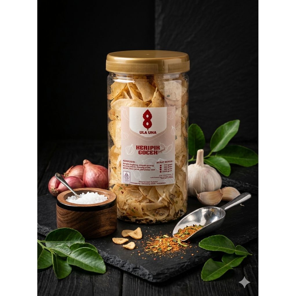 Keripik gocek ulauna